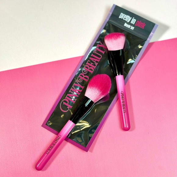 Pink Makeup Brush Set - Picture 1 of 3